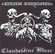 Clandestine Blaze / Satanic Warmaster - Split CD