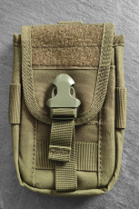 Handytasche mit Molleschlaufen, size olive