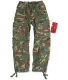 Surplus Airborne Vintage Trousers - Size M (woodland)